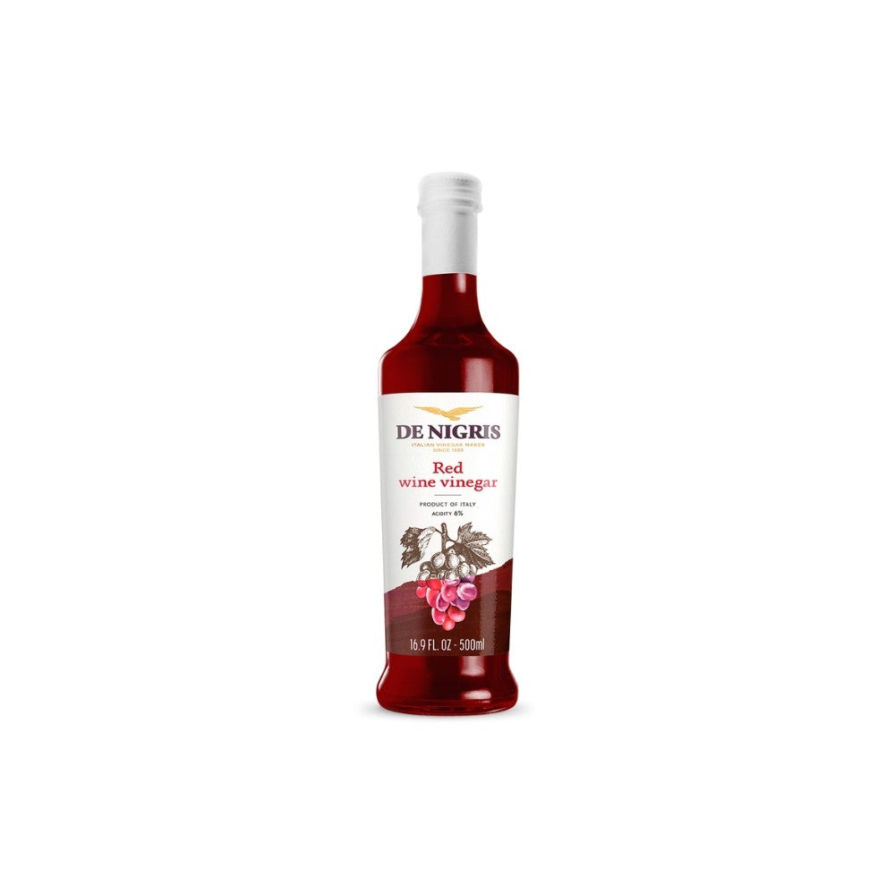 Wholesale De Nigris Case Aged Red Wine Vinegar 6% Acidity- Bulk