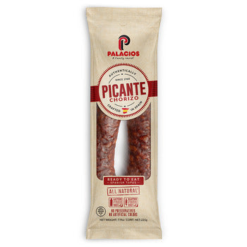 Wholesale Palacios Hot Chorizo Salami 7.9oz- Bulk