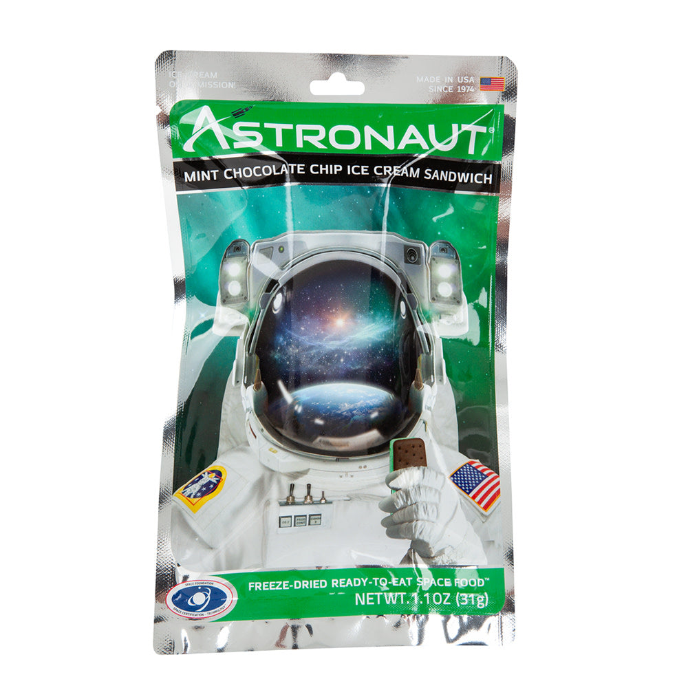 Wholesale Astronaut Ice Cream Mint Chocolate Chip 1.1 Oz- Bulk