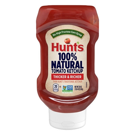Wholesale Hunts Case Inverted Ketchup Squeeze Bottles- Bulk