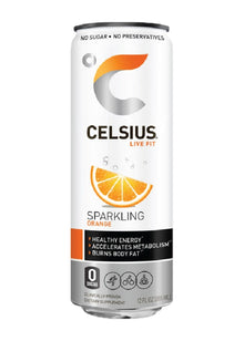 Wholesale Celsius 12/12 Oz Sparkling Orange- Bulk