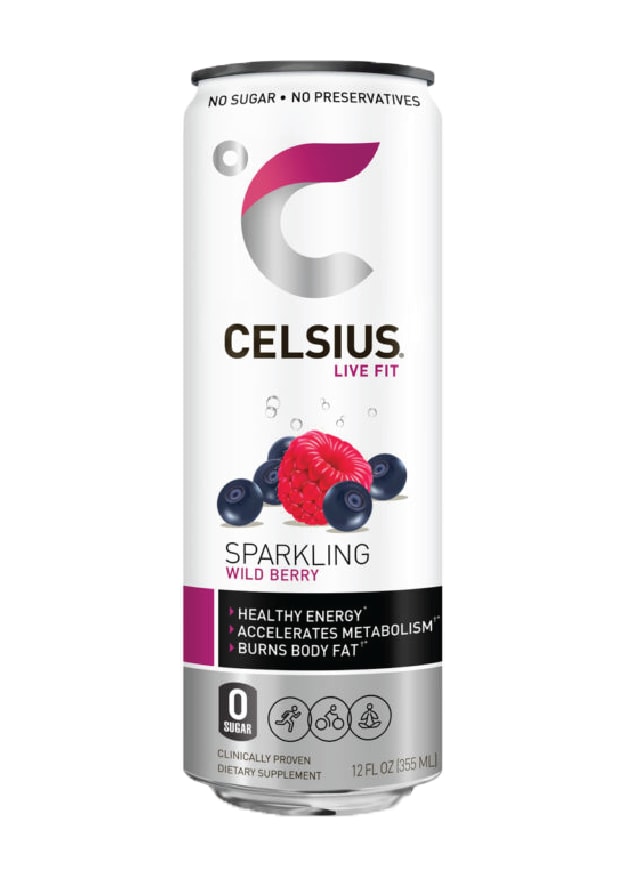 Wholesale Celsius 12/12 Oz Sparkling Wild Berry- Bulk