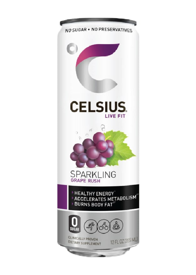 Wholesale Celsius 12/12 Oz Sparkling Grape Rush- Bulk