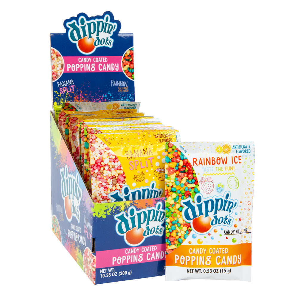 Wholesale Dippin’ Dots Popping Candy 0.53 Oz- Bulk