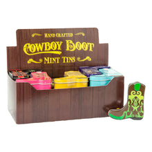 Wholesale Cowboy Boot Assorted Mints Tin- Bulk