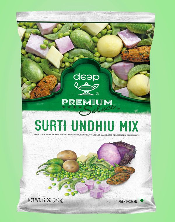 Wholesale Deep Surati Undhiu Mix Frozen 12 oz- Bulk
