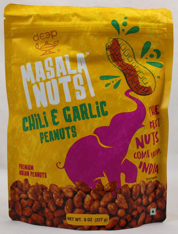 Wholesale Deep MN Chili & Garlic Peanuts 8 oz- Bulk