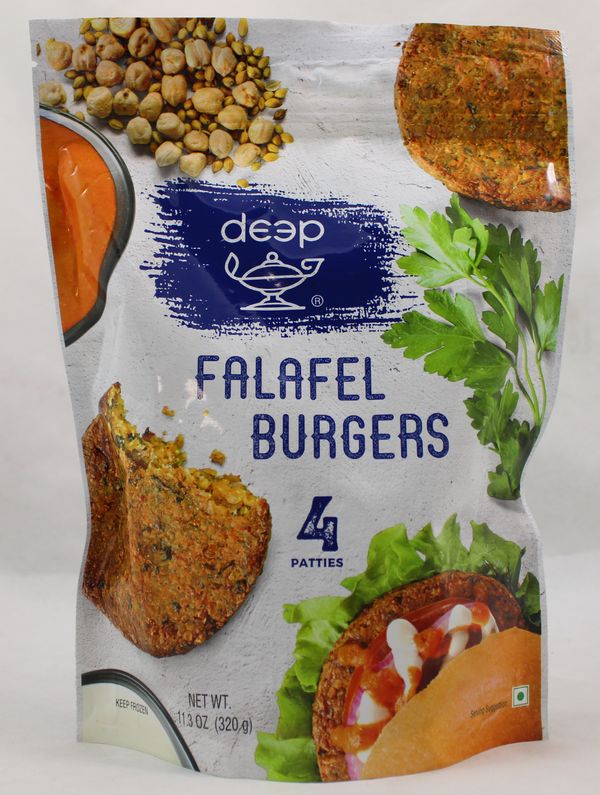 Wholesale Deep Falafel Burgers 4Pcs 11.3 Oz- Bulk