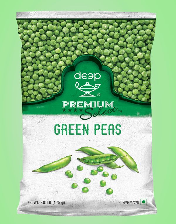 Wholesale Deep Green Peas 3.85 lbs- Bulk