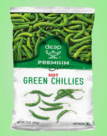 Wholesale Deep Green Chilli (Hot) 12 oz- Bulk