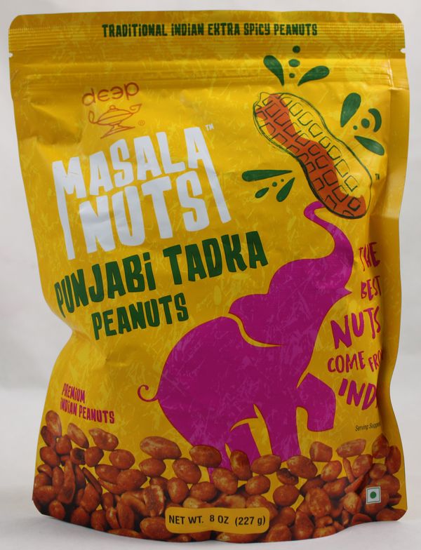 Wholesale Deep MN Punjabi Tadka Peanuts 8 Oz- Bulk