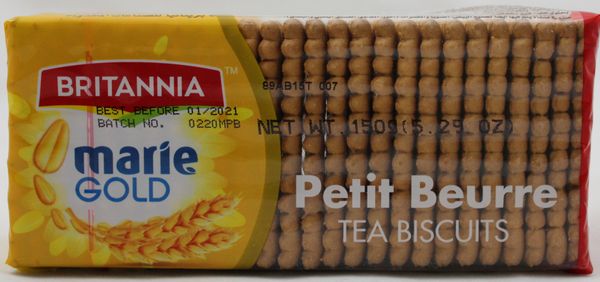 Wholesale Britannia MarieGold Petit Beurre 5. 3 Oz- Bulk