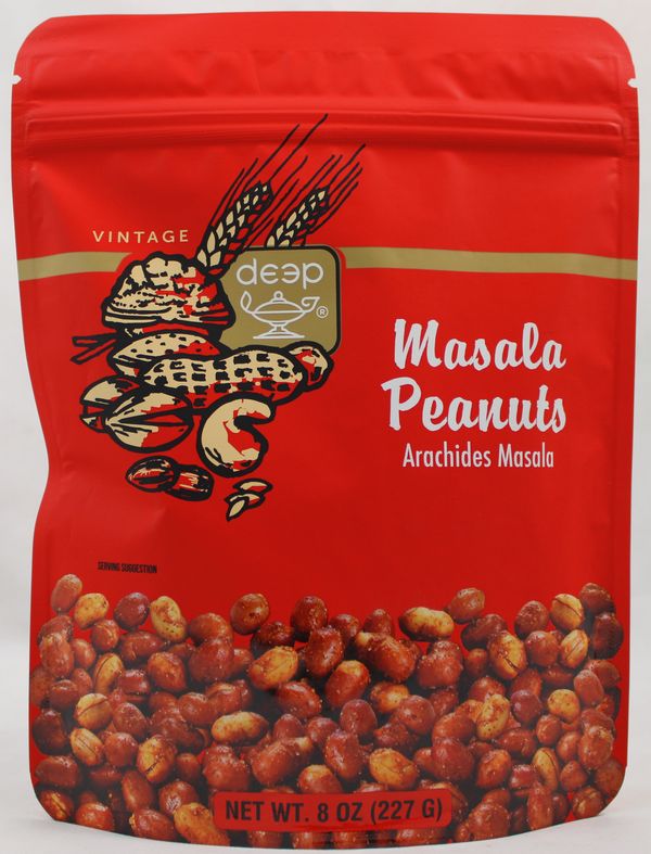 Wholesale Deep Masala Peanuts 8 oz- Bulk