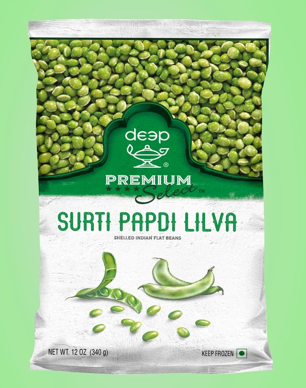 Wholesale Deep Surati Papdi Lilva Frozen 12 oz- Bulk