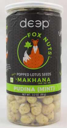Wholesale Deep Pudina (Mint) Makhana 3.2 Oz- Bulk