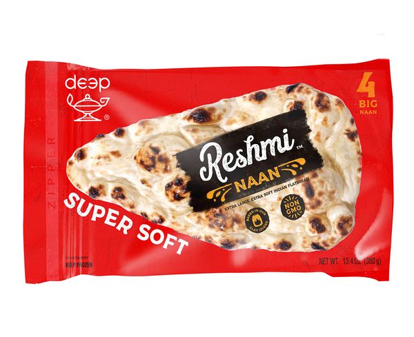 Wholesale Deep Reshmi Naan 4 PCS 13.4 Oz- Bulk