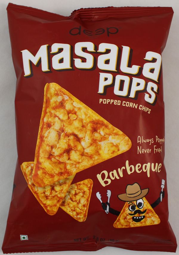 Wholesale Deep Masala Pops-Barbeque 2.8 Oz- Bulk