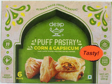 Wholesale Deep Corn Capsicum Puff (6 pcs) 12.7 Oz- Bulk