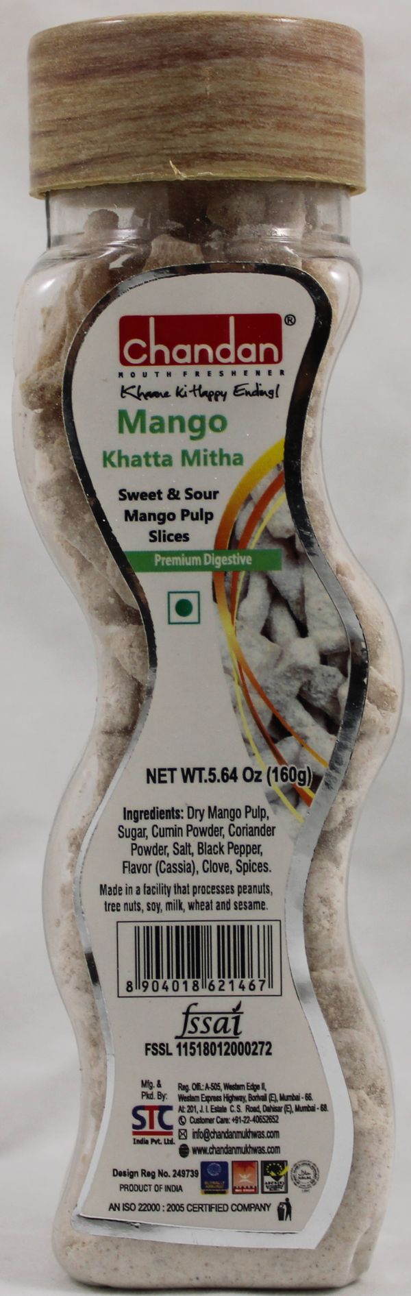 Wholesale Chandan Mango Khatta Mitha 4.9 oz- Bulk