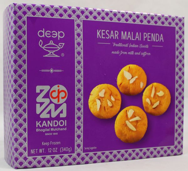 Wholesale Deep Kesar Malai Penda 12 Oz- Bulk