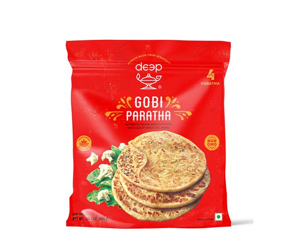 Wholesale Deep Gobi Paratha 4 PCS 14.1 Oz- Bulk