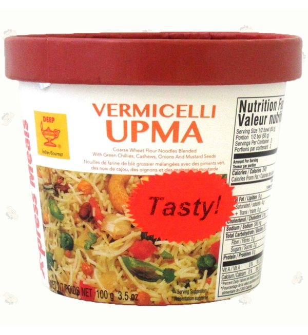 Wholesale Deep Xpress Meal Vermicelli Upma 3.5 oz- Bulk