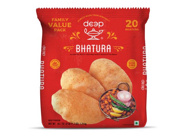 Wholesale Deep Family Pack Bhatura 2.7 lb (20Pcs)- Bulk