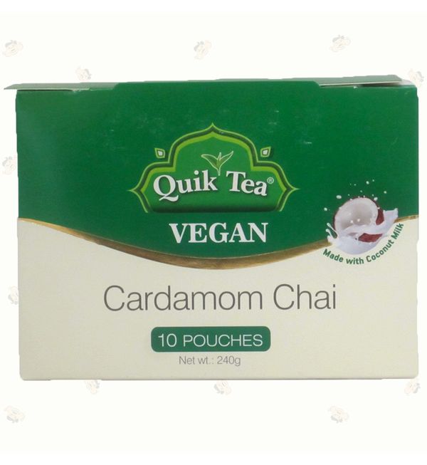 Wholesale Quik Tea Vegan Cardamom Chai 8.5 oz- Bulk