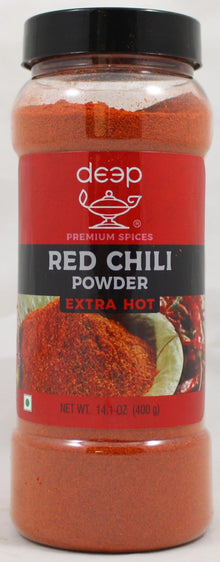 Wholesale Deep Red Chilli Powder X hot (Bottle) 14 oz- Bulk