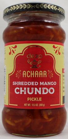 Wholesale Deep Shredded Mango Pickle Chundo 12.3 oz- Bulk