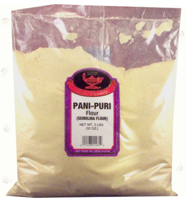 Wholesale Deep Pani Puri (Semolina) Flour 2 lb- Bulk