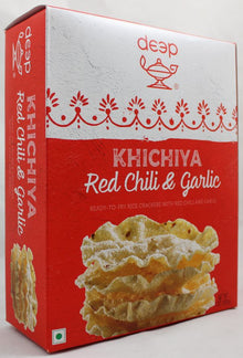 Wholesale Deep Red Chilli Garlic Khichiya 7 oz- Bulk