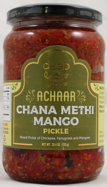 Wholesale Deep Chana Methi Mango Pickle 25.4 oz- Bulk