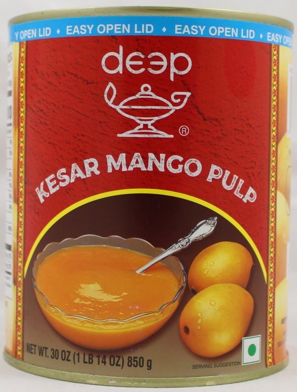 Wholesale Deep Kesar Mango Pulp 30 oz- Bulk