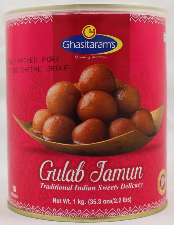 Wholesale Ghasitaram Gulab Jamun 2.2 lb- Bulk