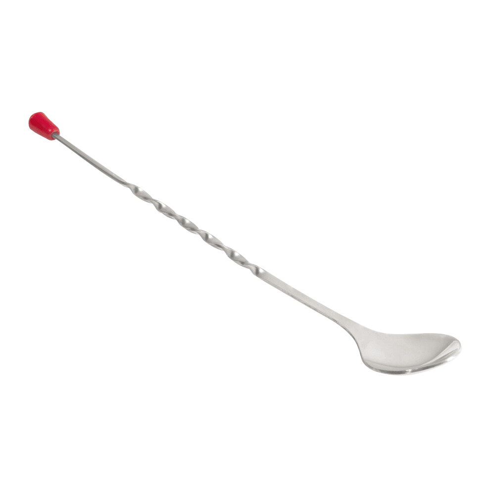 Wholesale Winco Case 11In Stainless Steel Bar Spoon With Red Tip- Bulk