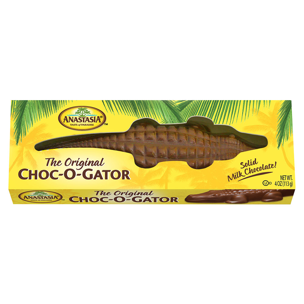 Wholesale Anastasia Junior Choc O Gator Solid Milk Chocolate 4 Oz Box *Fl Dc Only*- Bulk