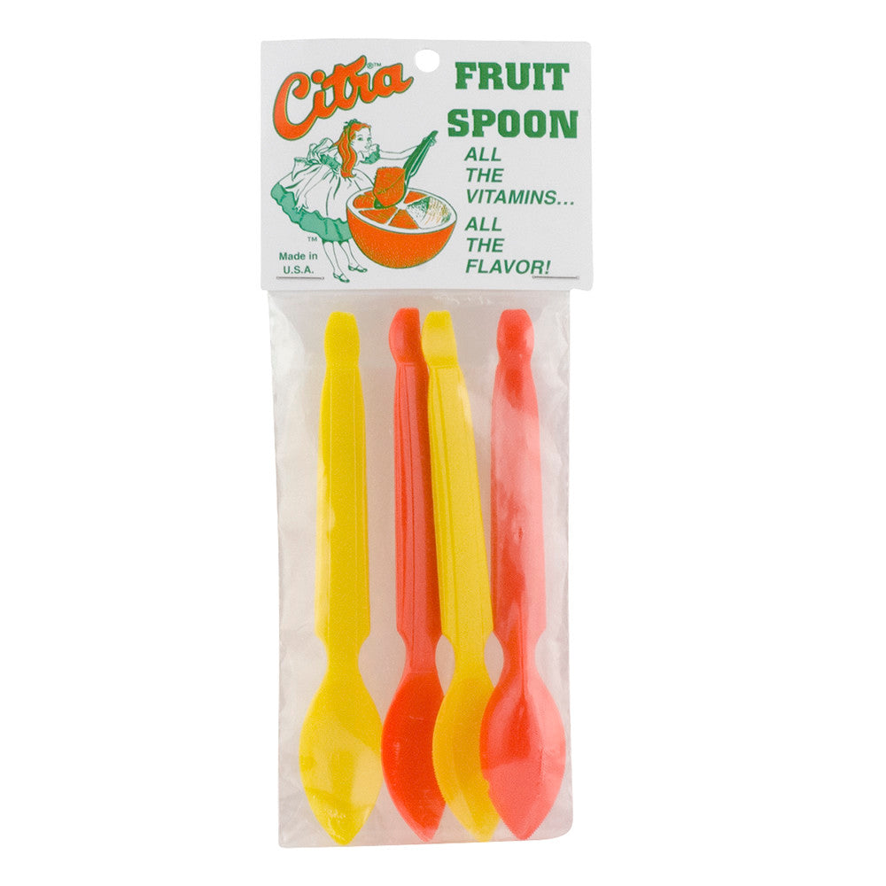 Wholesale Citra Fruit Spoon 4 Pc Bag #46P *Fl Dc Only*- Bulk