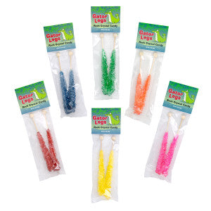 Wholesale Gator Legs Assorted Rock Candy Flavors *Fl Dc Only*- Bulk