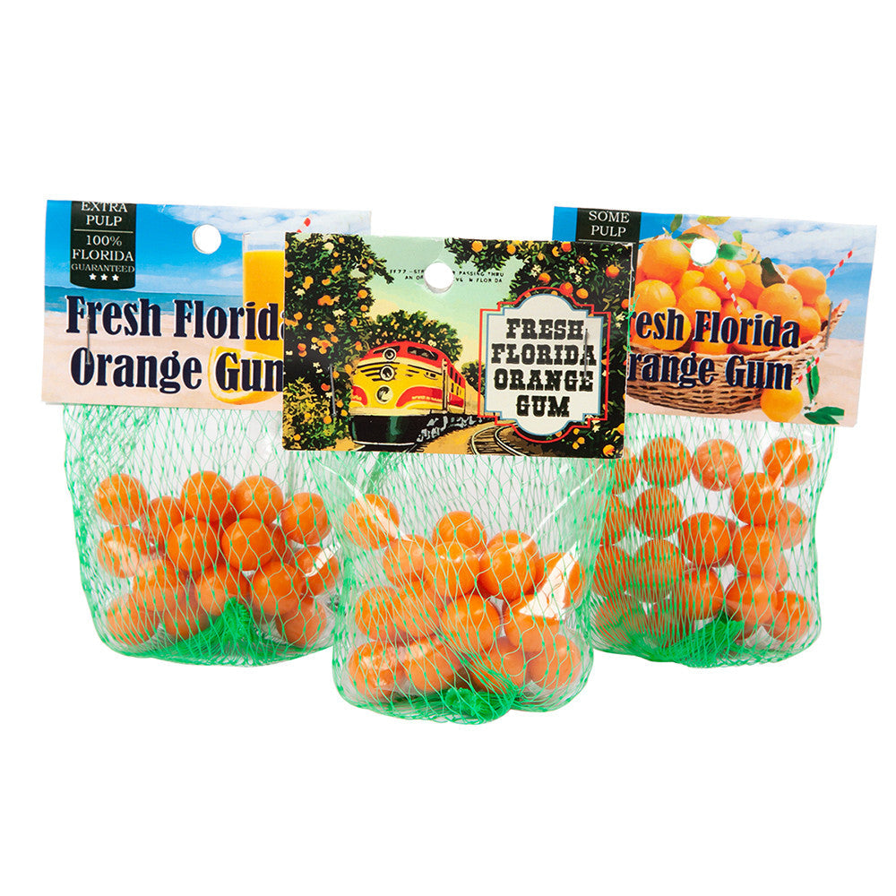 Wholesale Orange Bubblegum Mesh Bag Refill *Fl Dc Only*- Bulk