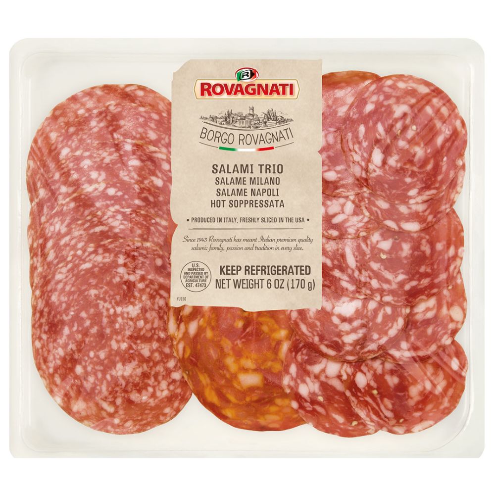 Wholesale Borgo Case Salami Trio Milano/Napoli/Hot Soppressata- Bulk