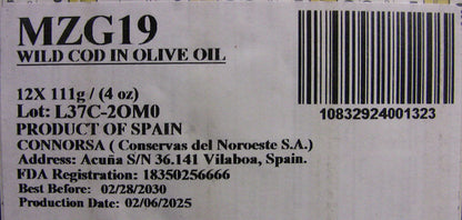Wholesale Matiz Msc Cod In Olive Oil - P- Bulk