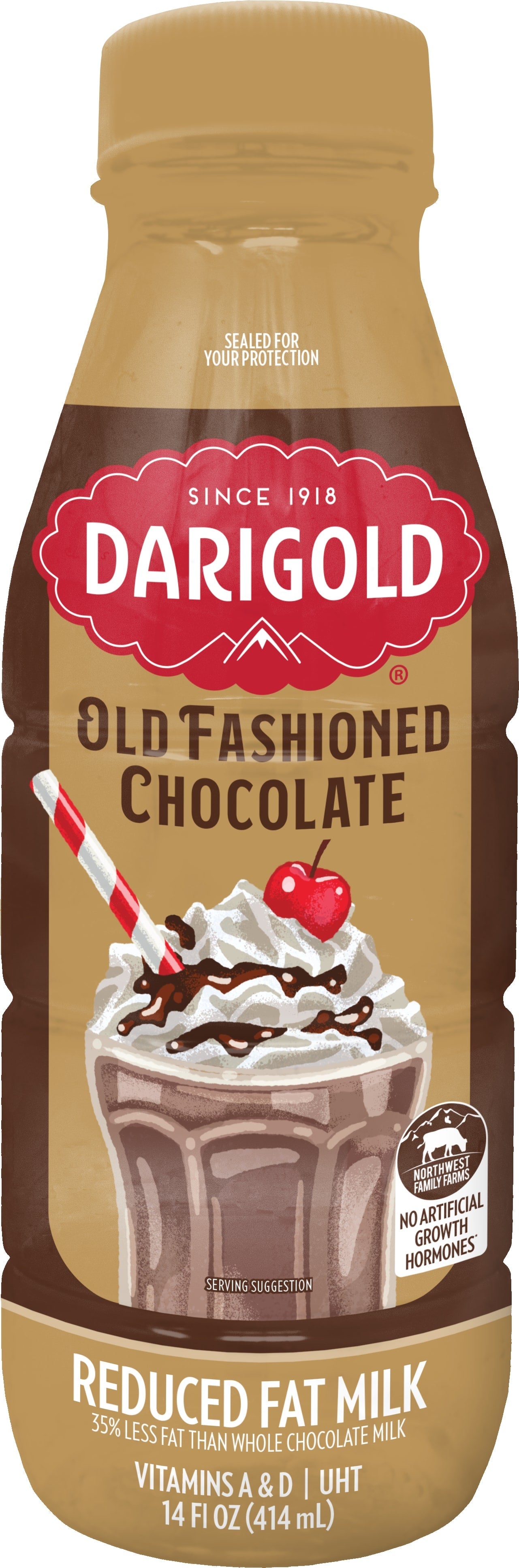Wholesale Darigold 12/14 Oz Old Fashioned Chocolate 2%- Bulk