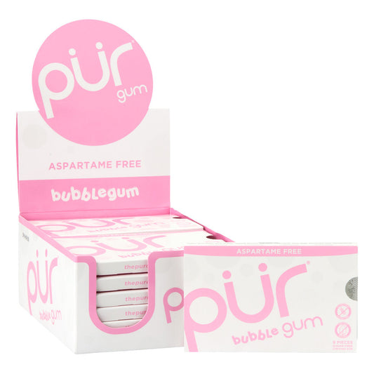 Wholesale Pur Bubble Gum Gum 9 Pc 0.44 Oz Pack- Bulk