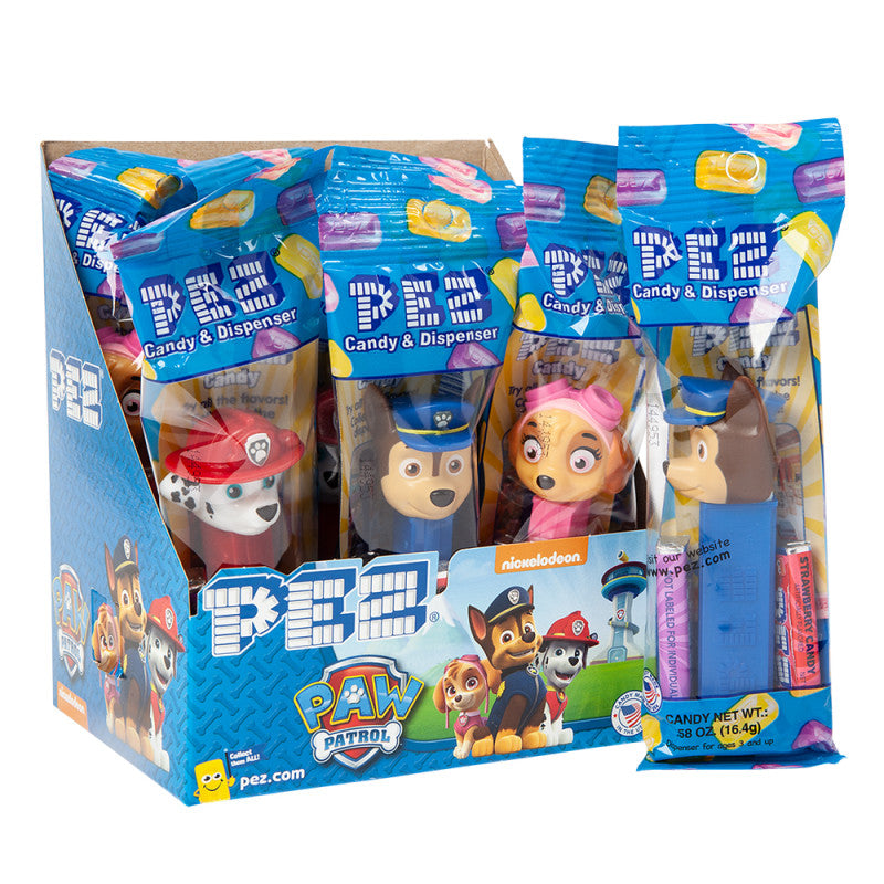Wholesale Pez Paw Patrol Assortment 0.58 Oz- Bulk