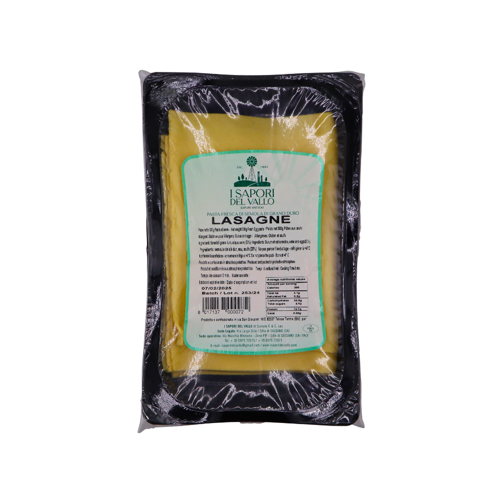 Wholesale Sapori Del Val Case Lasagna Pasta Sheet- Bulk