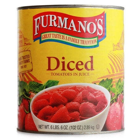 Wholesale Furmanos Case Diced Tomatoes In Juice- Bulk