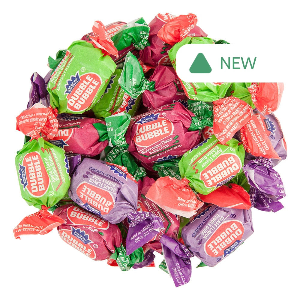 Wholesale Dubble Bubble 3 Flavor Twist Bubble Gum- Bulk