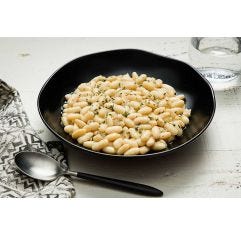 Wholesale Cuisine Solutions Thyme & Garlic White Beans 2 Lb- Bulk