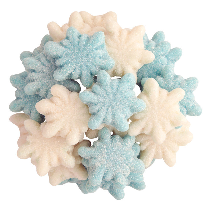Wholesale Vidal Gummy Glitter Snowflakes- Bulk